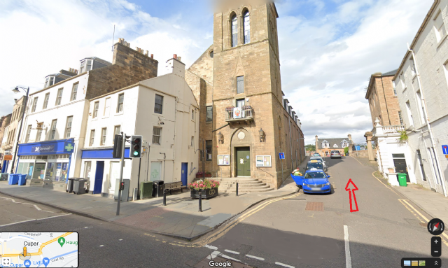 Castlehill is at the side of the CORN EXCHANGE